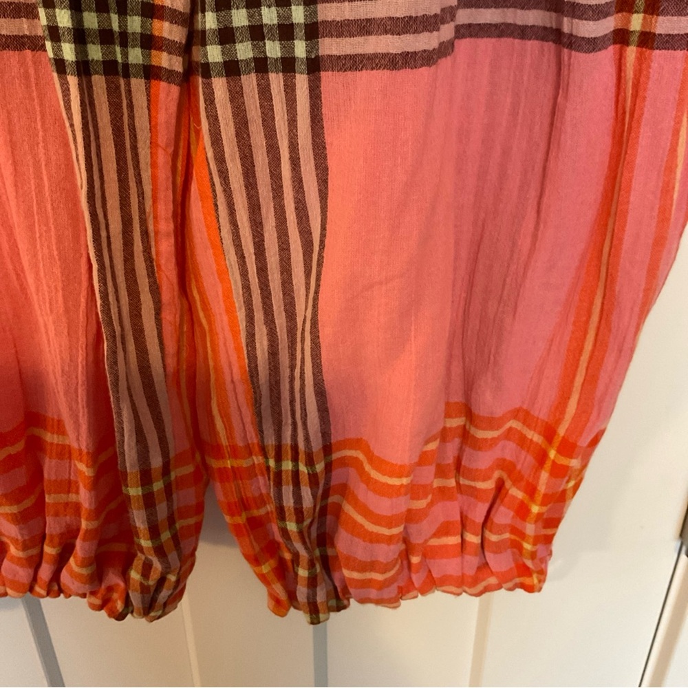 Free People Pink and Orange crafted Cargo pants - Picture 4 of 5